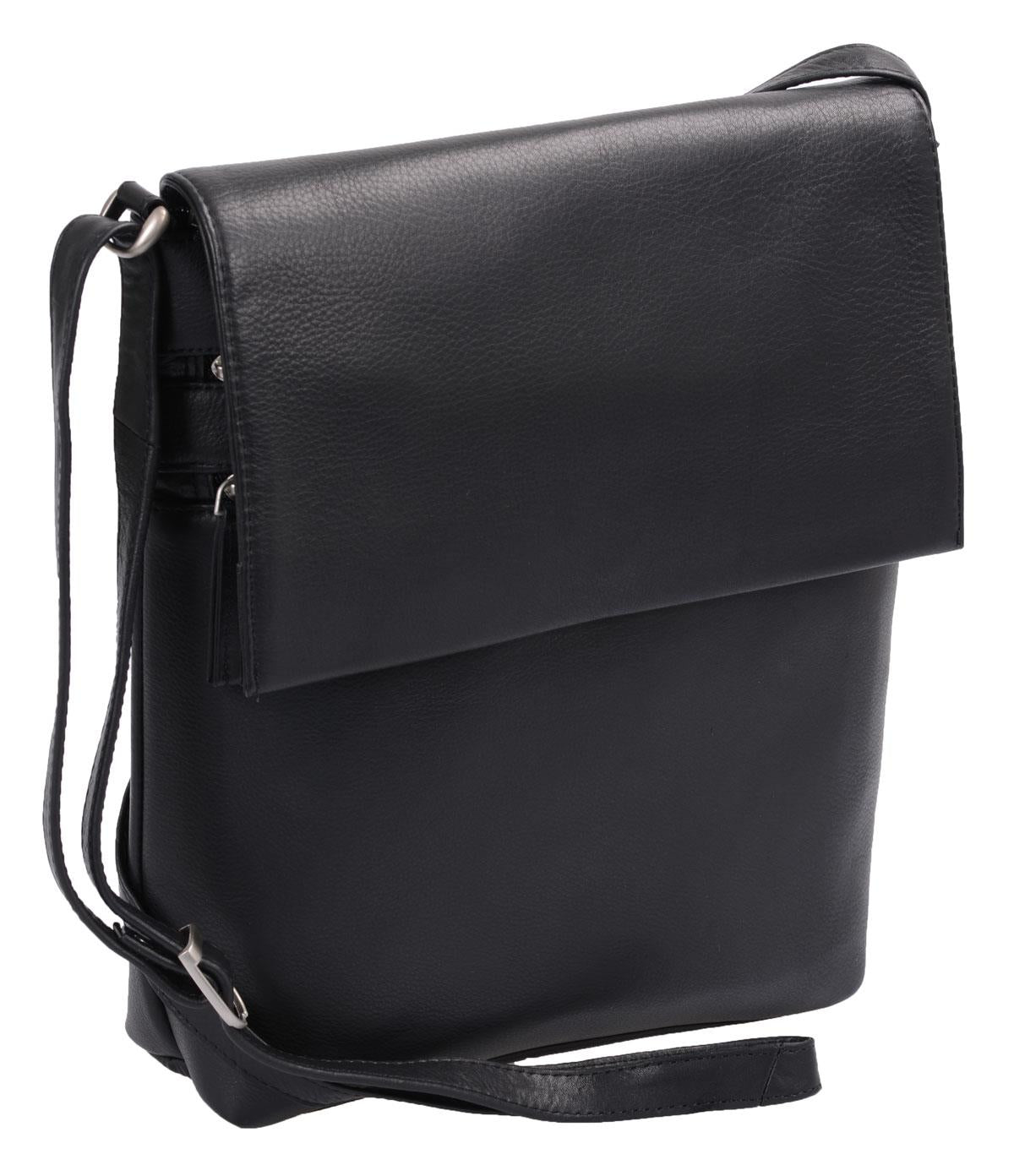 Damen Handtasche schwarz aus Leder – Wortmann Louana