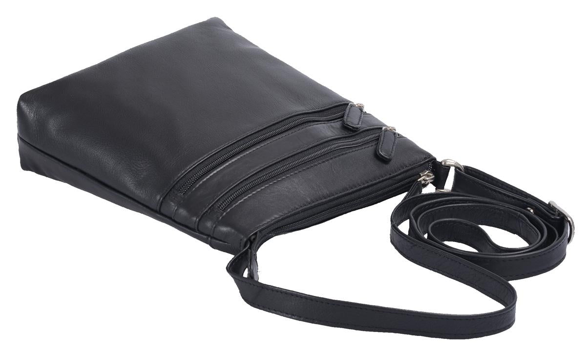 Wortmann' RV-Ledertasche hochf., mittel, langer Henkel